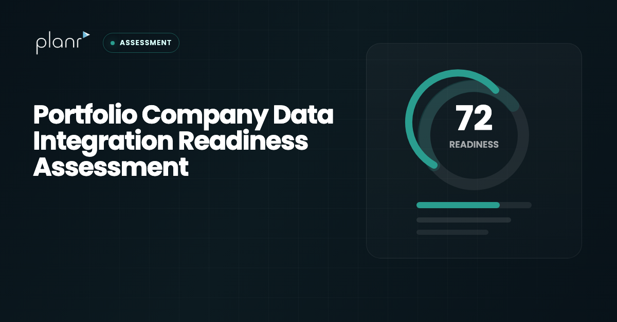 Portfolio Company Data Integration Readiness Assessment