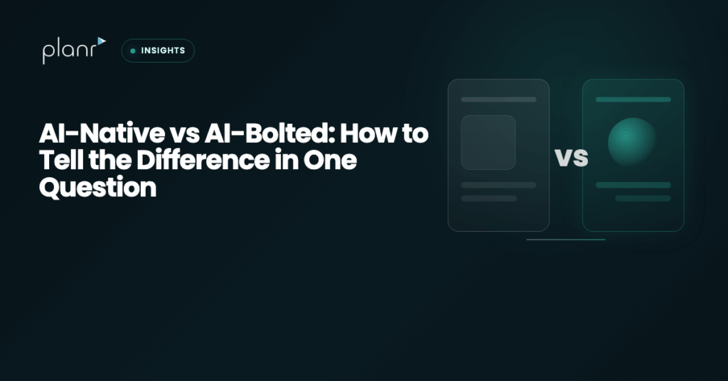 AI-Native vs AI-Bolted: How to Tell the Difference in One Question