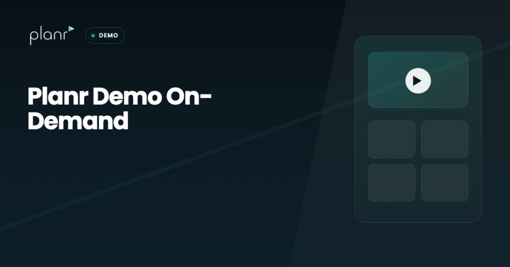 Planr Demo On-Demand