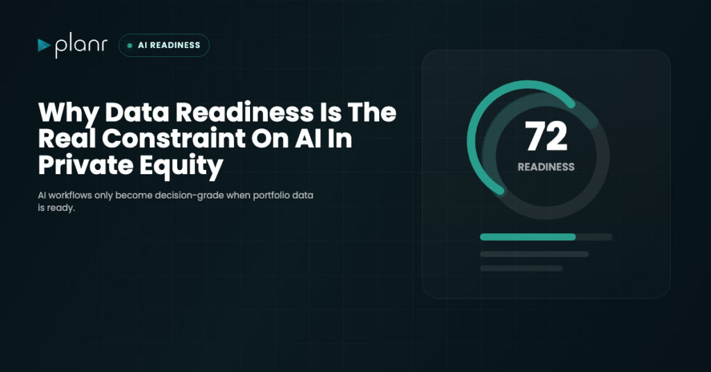 Why Data Readiness Is The Real Constraint On AI In Private Equity